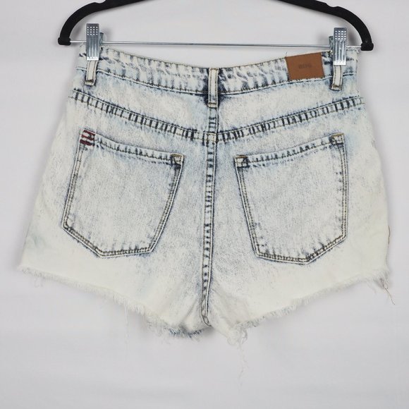 BDG High Rise Lou Hi-low Shorts - Picture 2 of 5